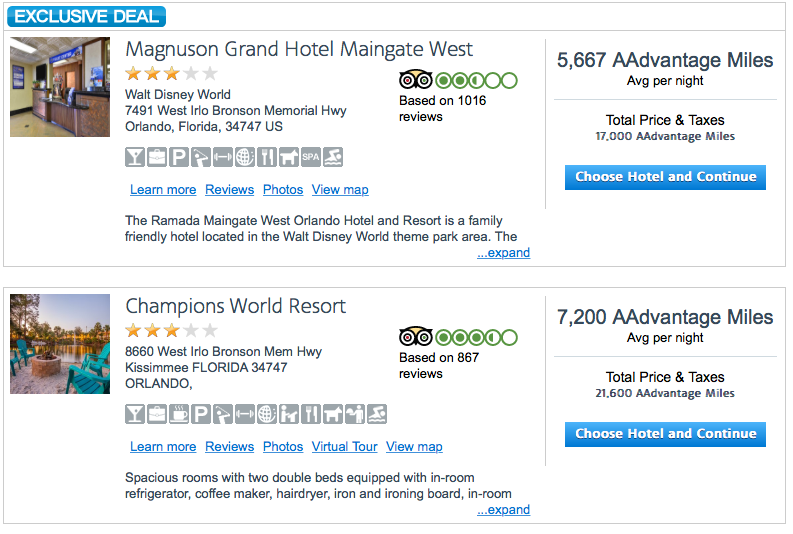 lowest hotel price AA
