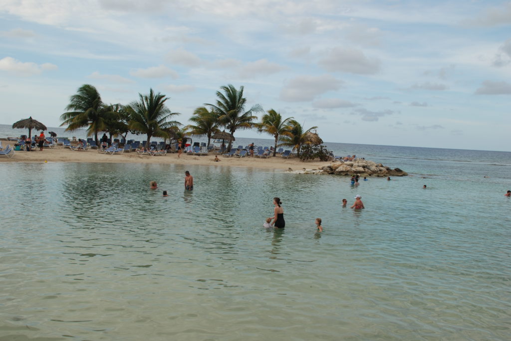 people in the water