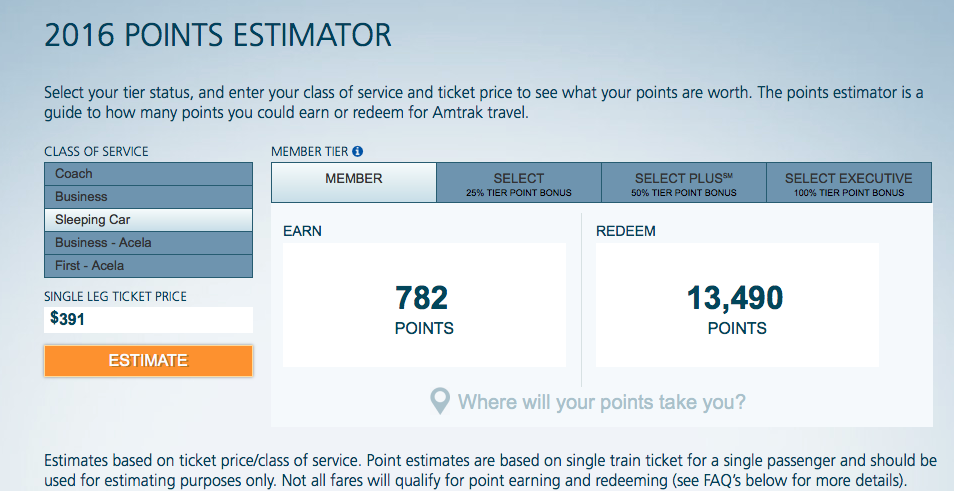 amtrak DC redemption