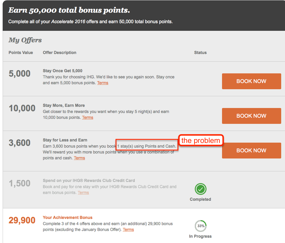 ihg points pluas cash