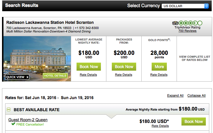radisson scranton