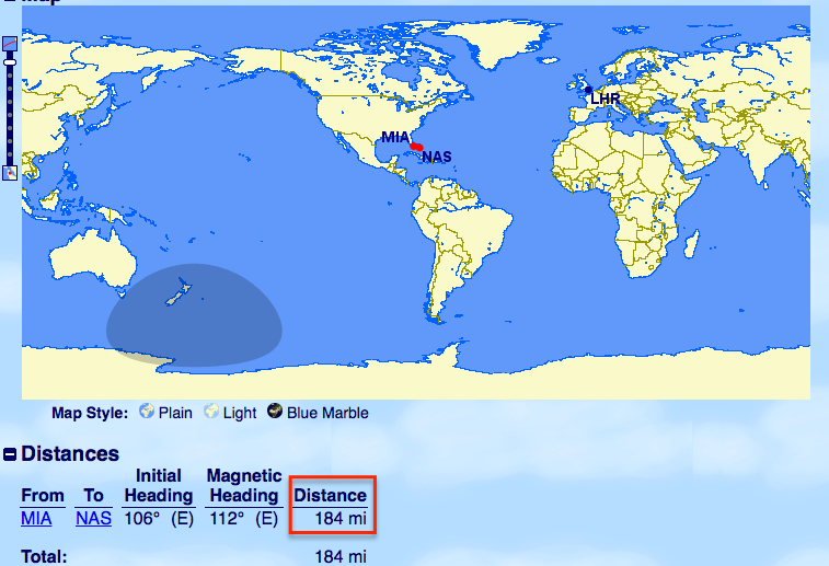 gcmap distance