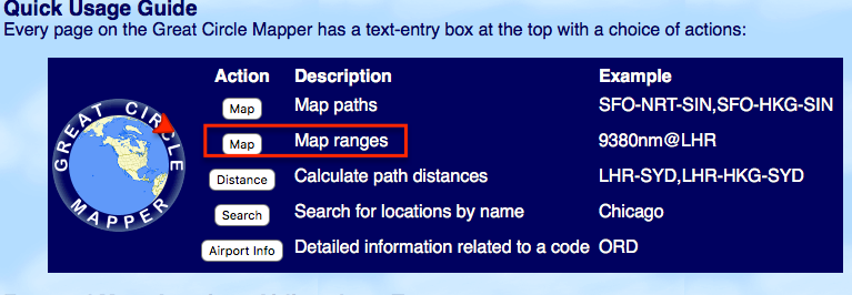 gcmap range