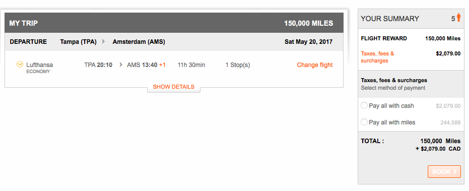 aeroplan lufthansa