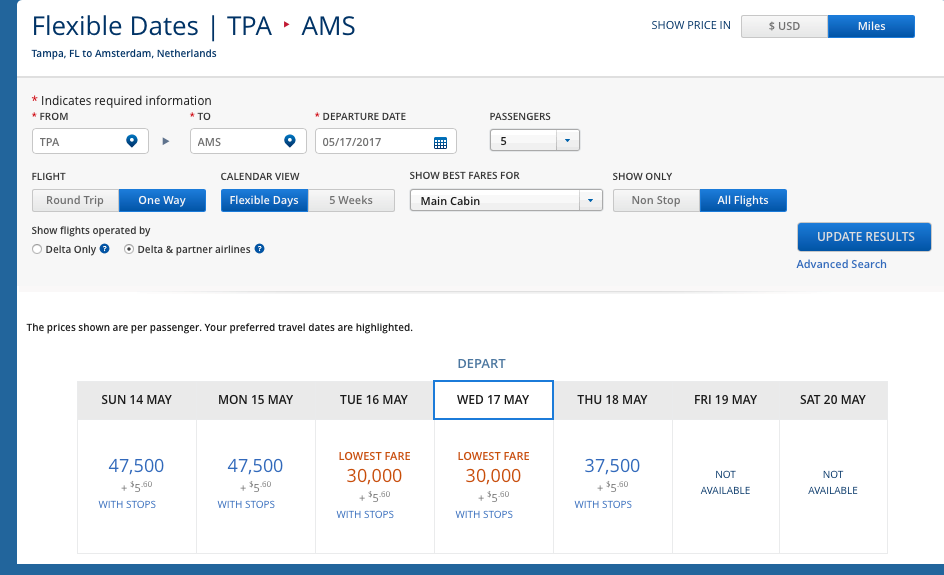 delta tampa-ams