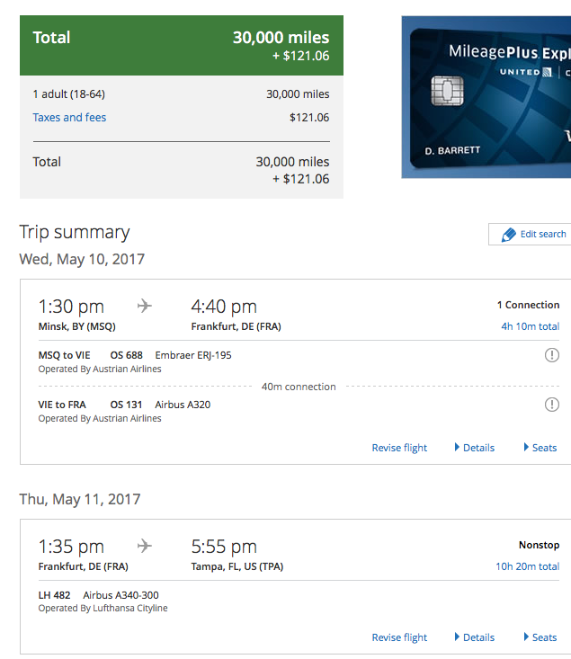 Best flight options to europe