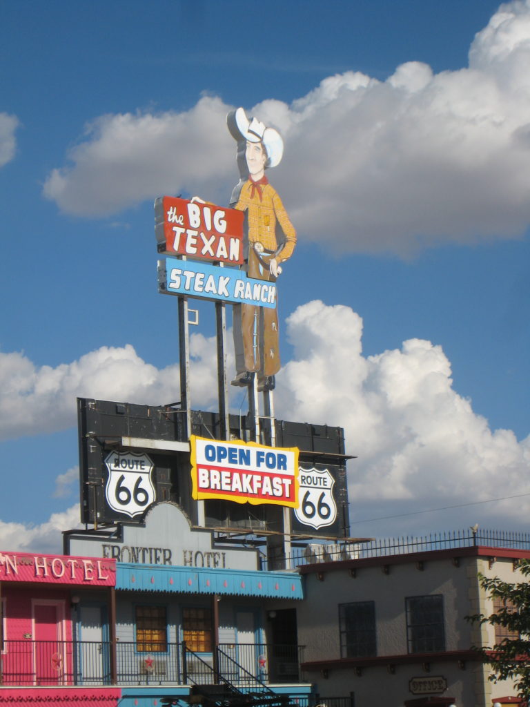 The Big Texan restaurant and motel