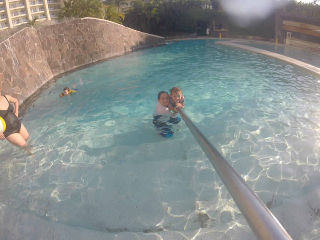 The two kids' pools