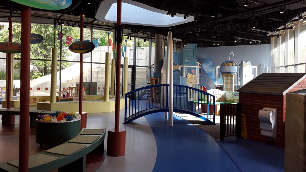 Children's play area at the Perot Museum