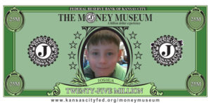 a close-up of a money card