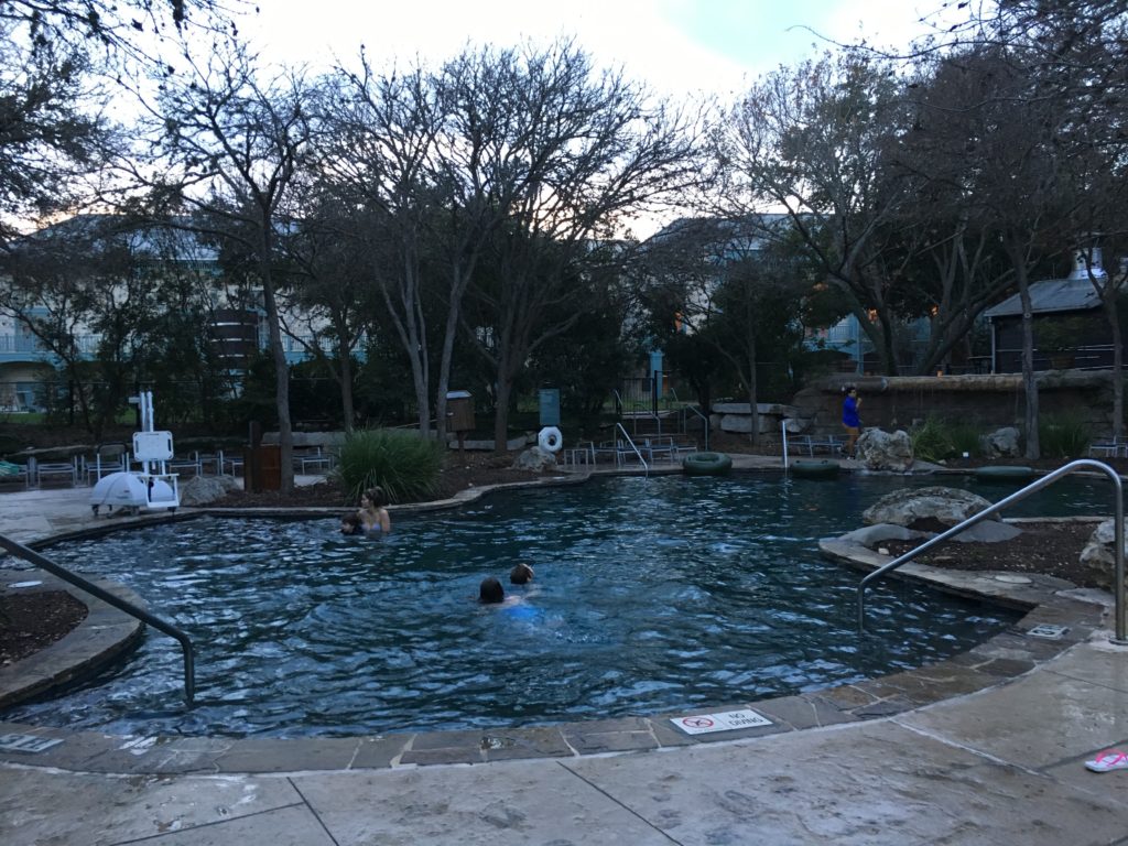 people in a pool