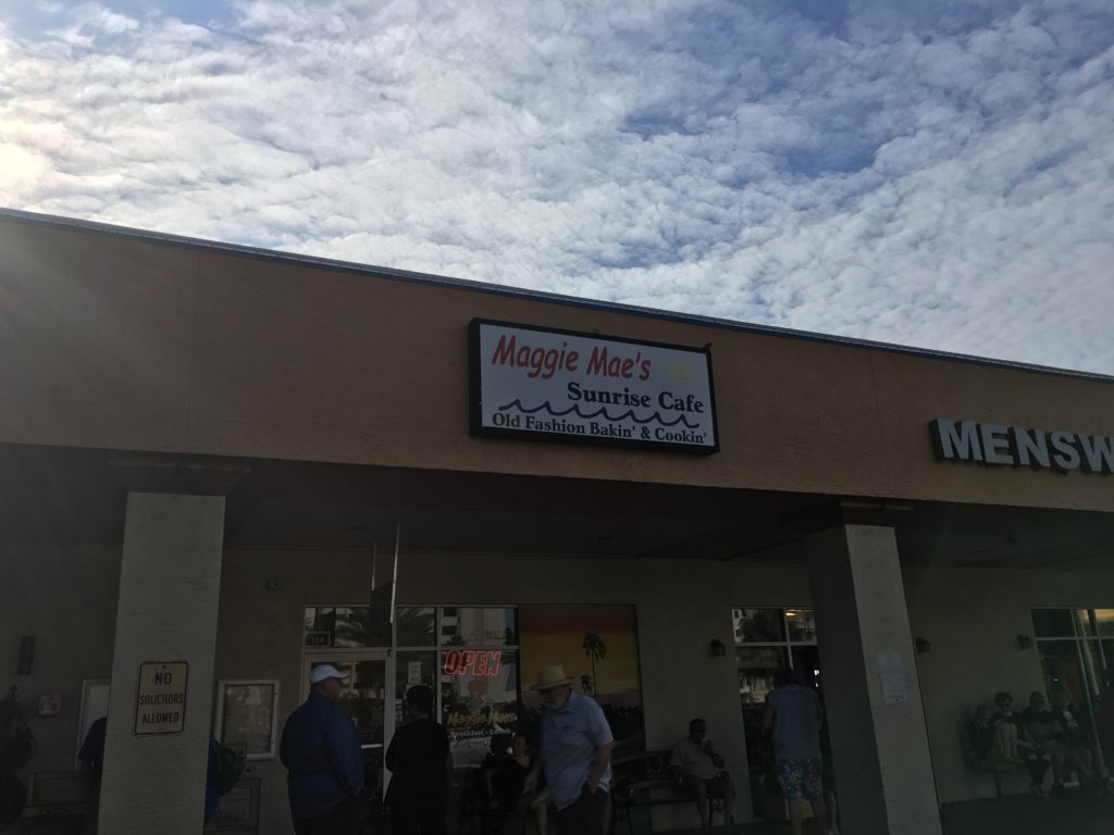 a building with a sign on the front