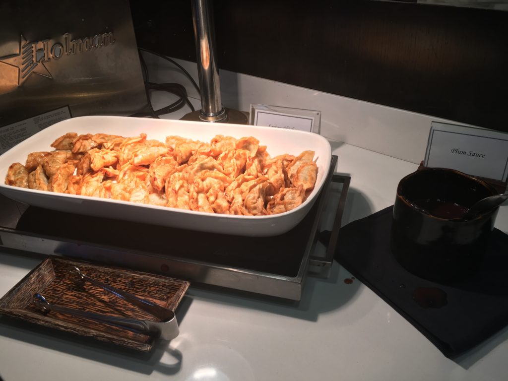 a bowl of food on a counter
