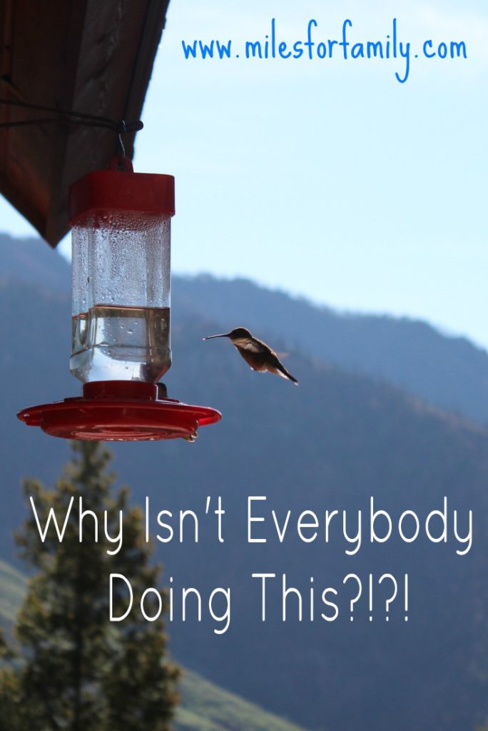 Why Isn't Everybody Doing This? www.milesforfamily.com