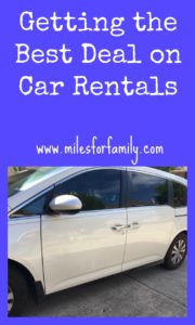 Getting the Best Deal on Car Rentals