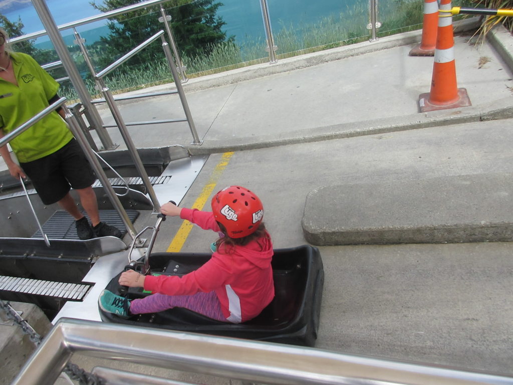 a child on a go-kart