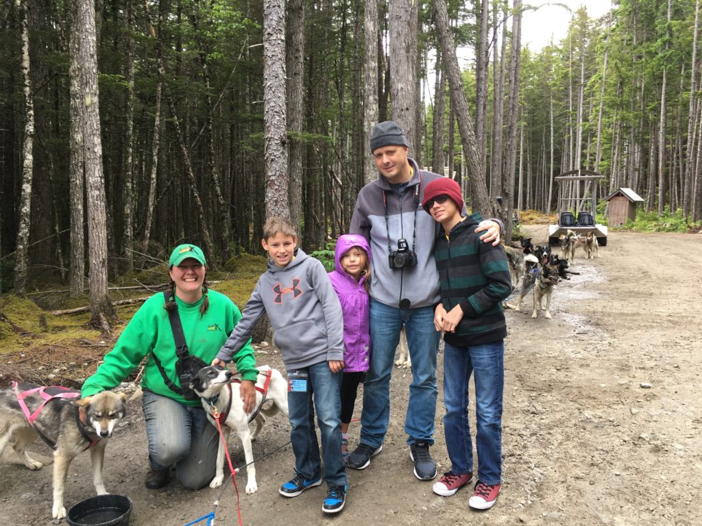 Texans in Alaska: Dog Sledding in Skagway