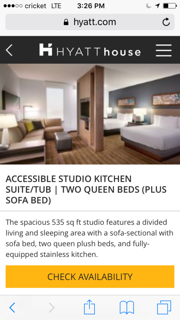 That is NOT a Sofabed! Hyatt House Anaheim Resort Review