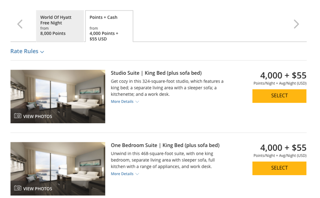 a screenshot of a hotel room