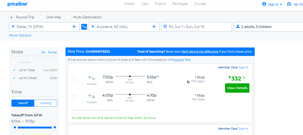 Riding The Flight Deal Rollercoaster for Crazy Low Price to New Zealand