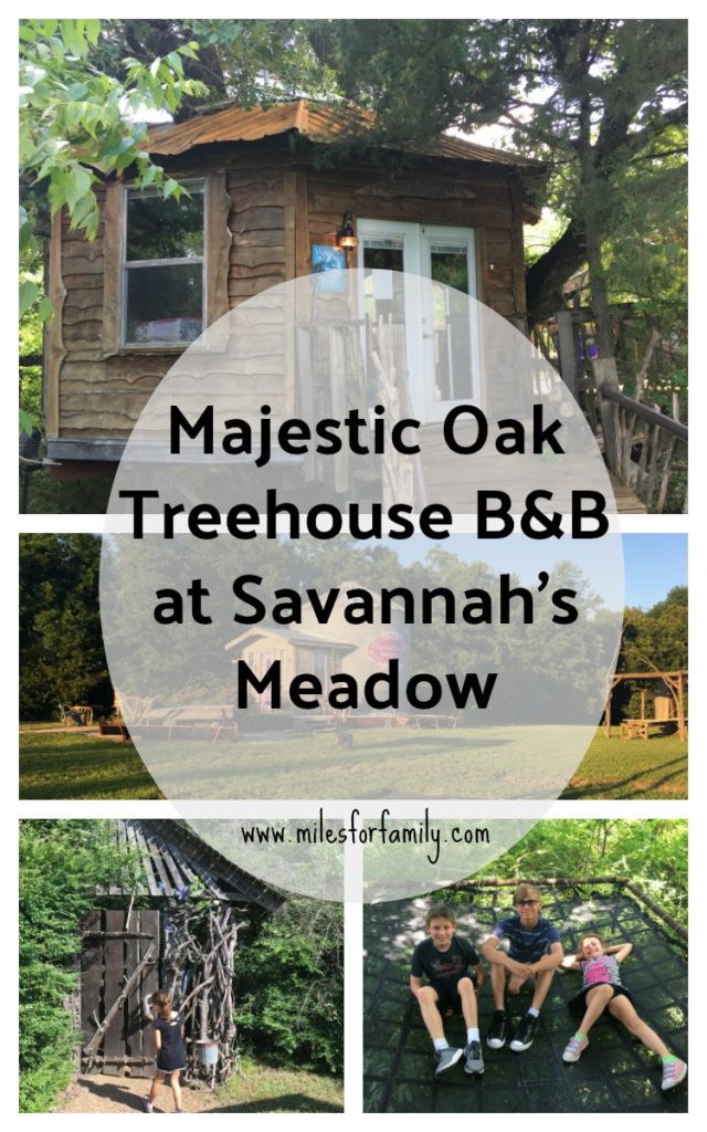 Majestic Oak Treehousoe B&B at Savannah's Meadow