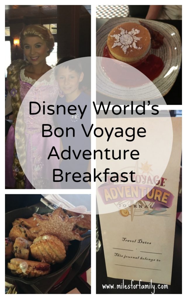 bon voyage adventure breakfast return