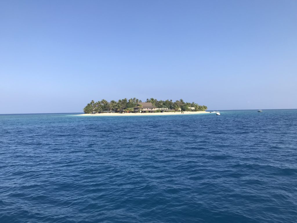 a small island in the ocean