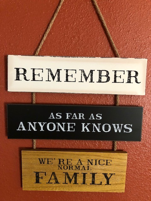 a sign on a wall