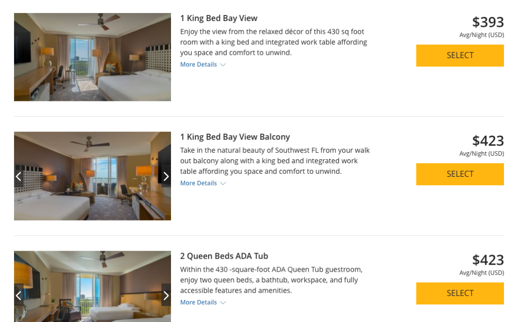 a screenshot of a hotel room
