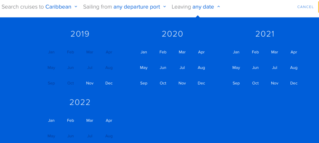 a screenshot of a calendar