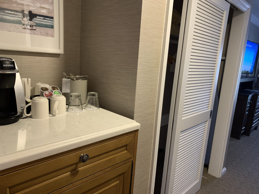 a door in a room