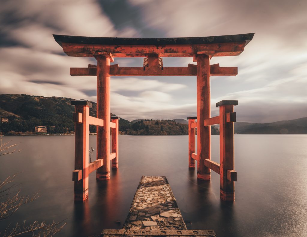 a structure in the water