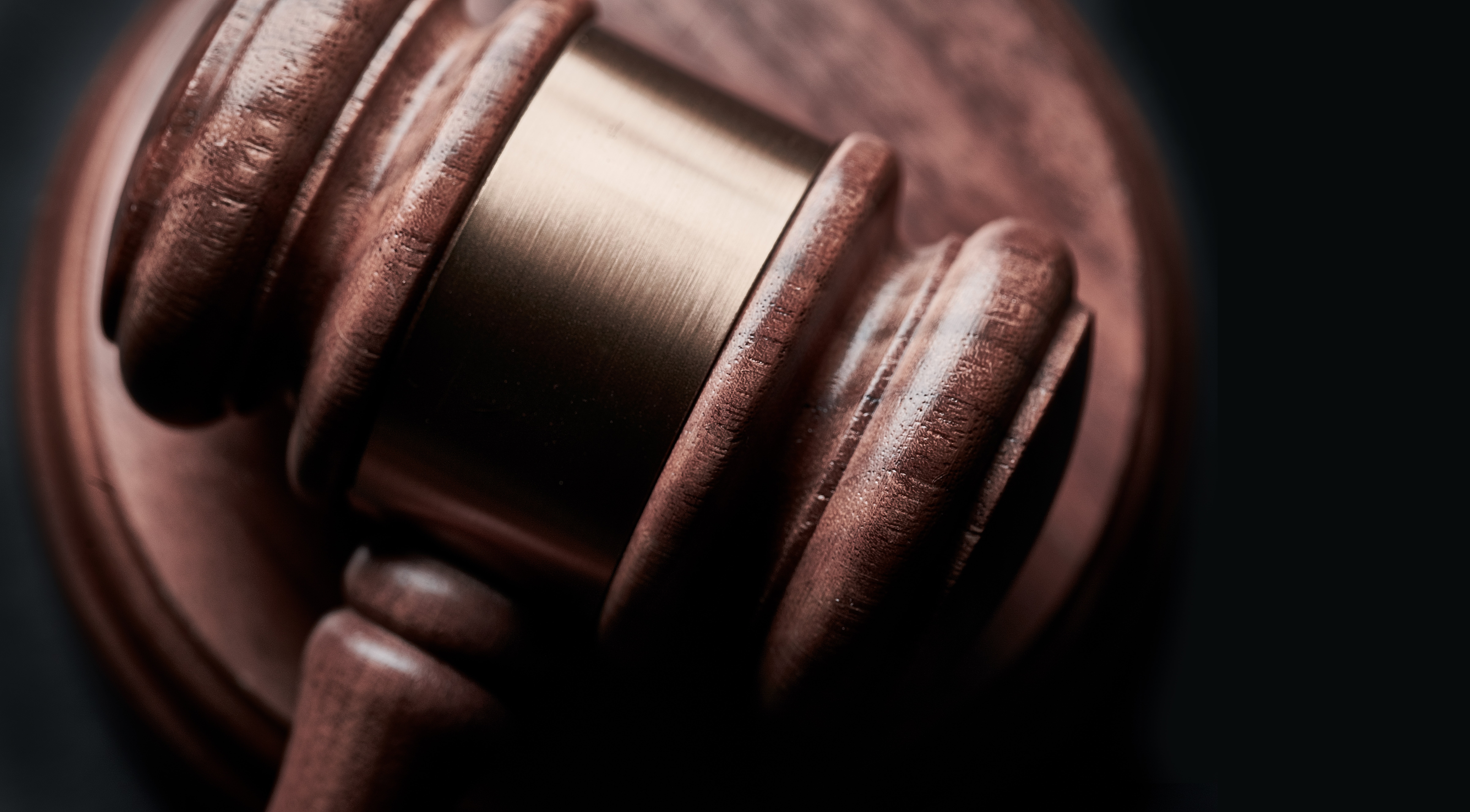 a close up of a gavel