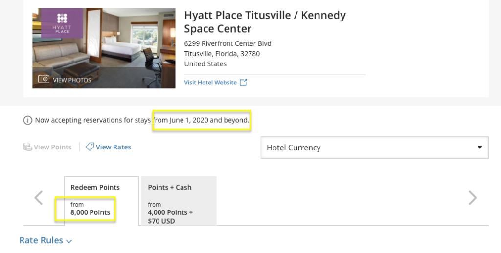 a screenshot of a hotel website