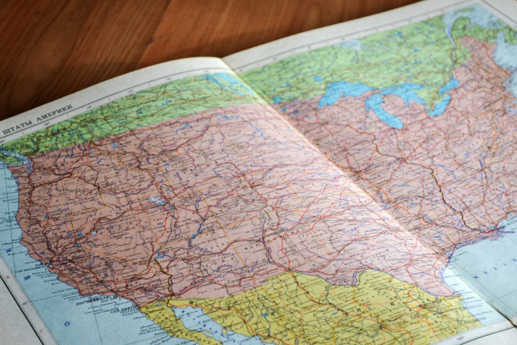 a map of the united states