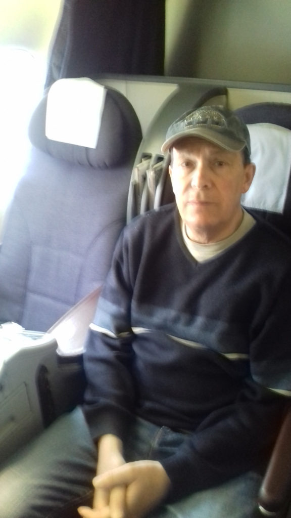 a man sitting in a chair