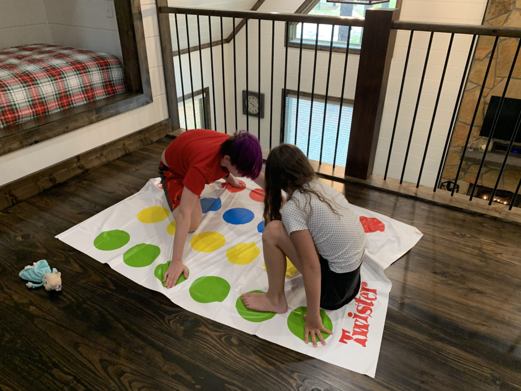 two people playing a game