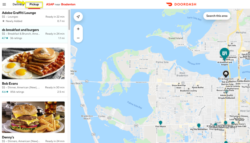 a screenshot of a map
