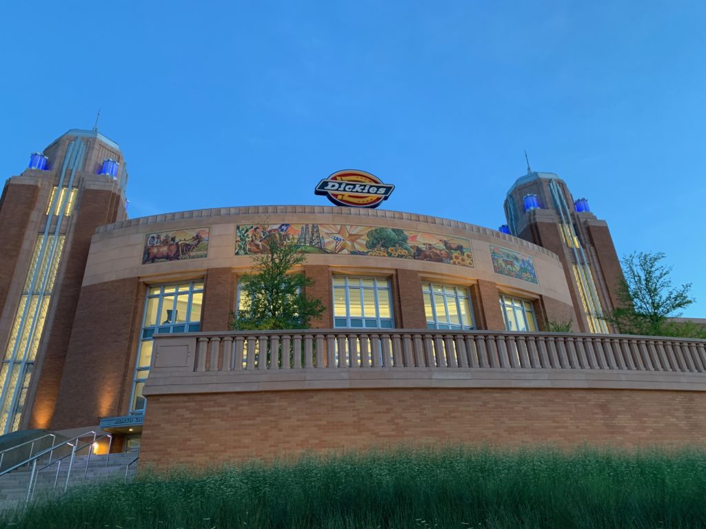 a building with a balcony and a railing