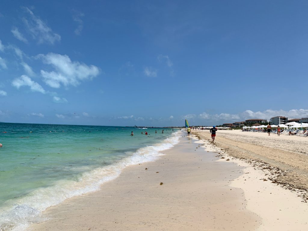 people on a beach