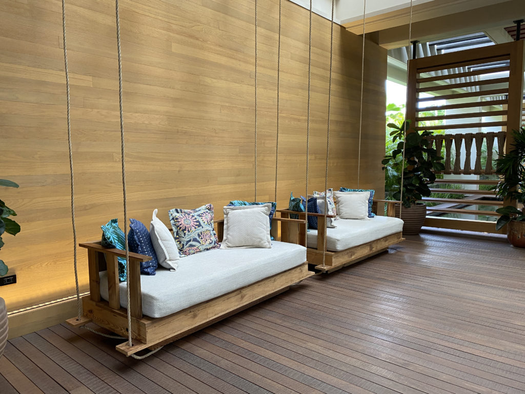 a couches on a porch