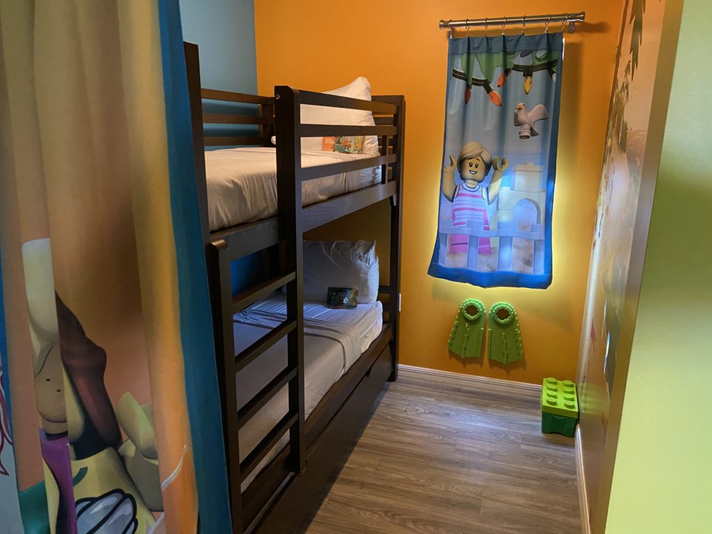 a bunk bed in a room