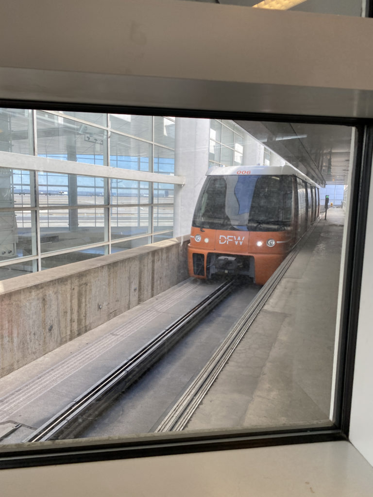 a train in a tunnel