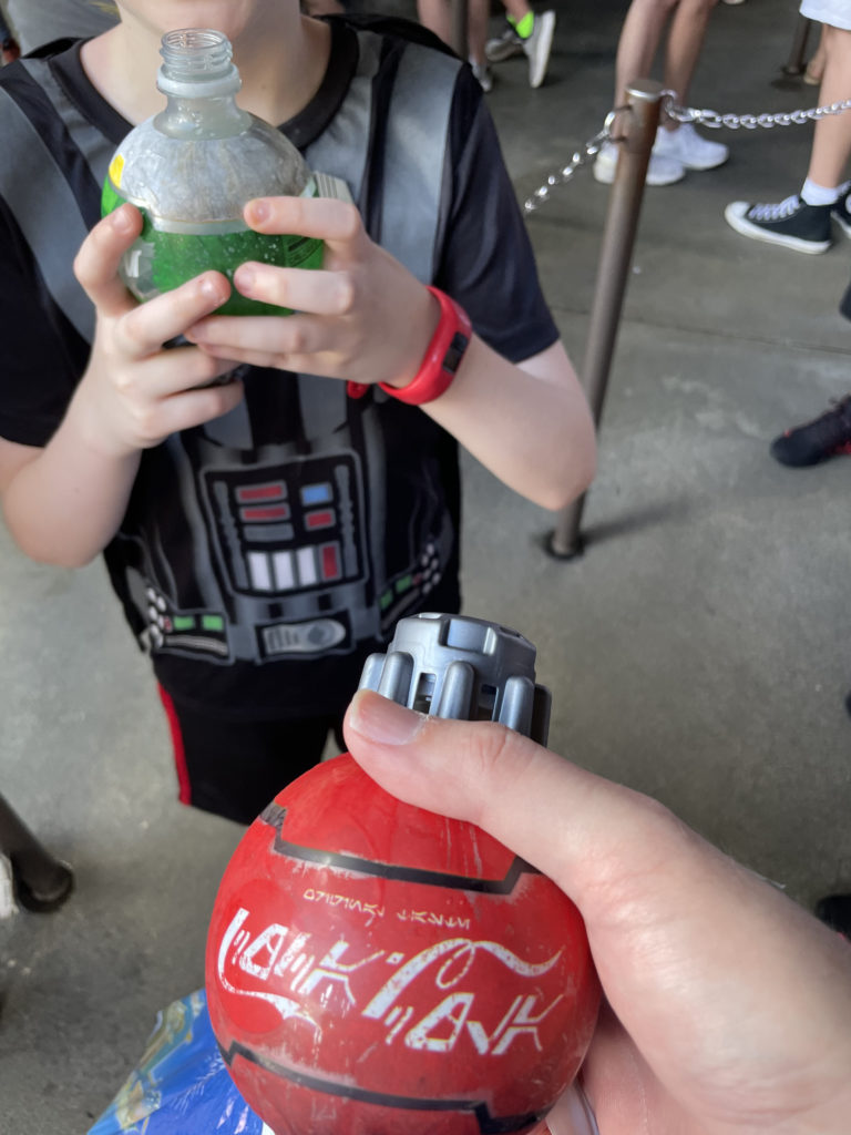 a person holding a toy