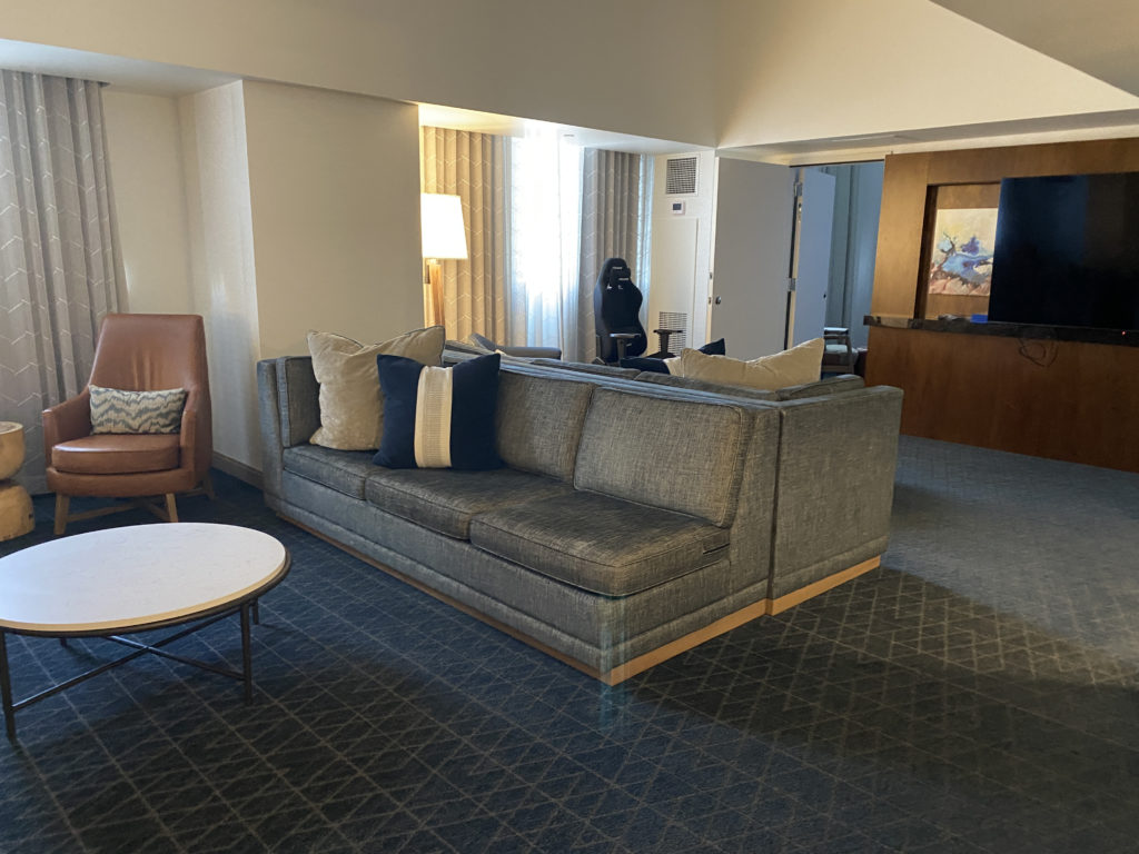 a couch in a room