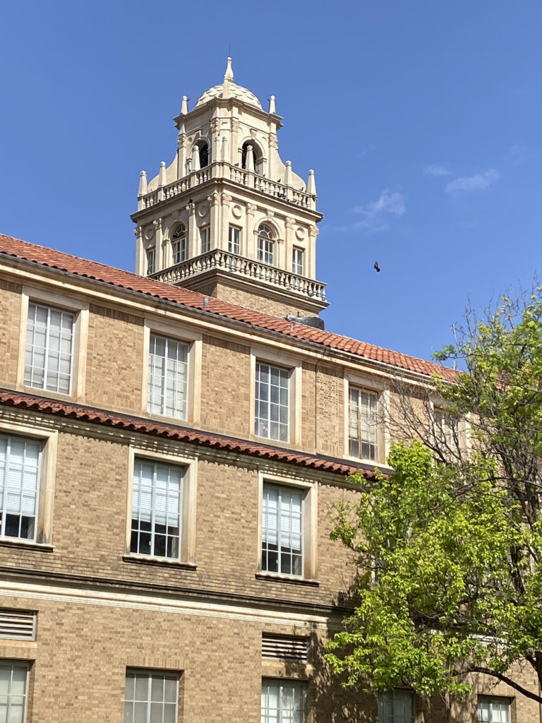 a building with a tower