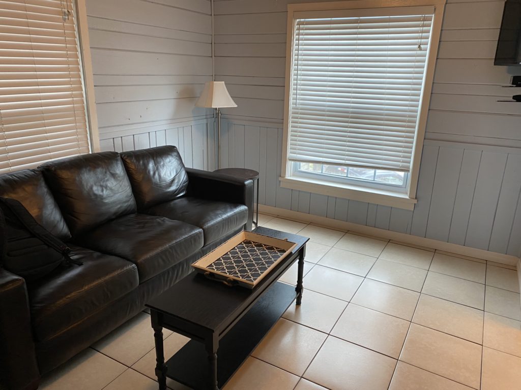 a couch in a room