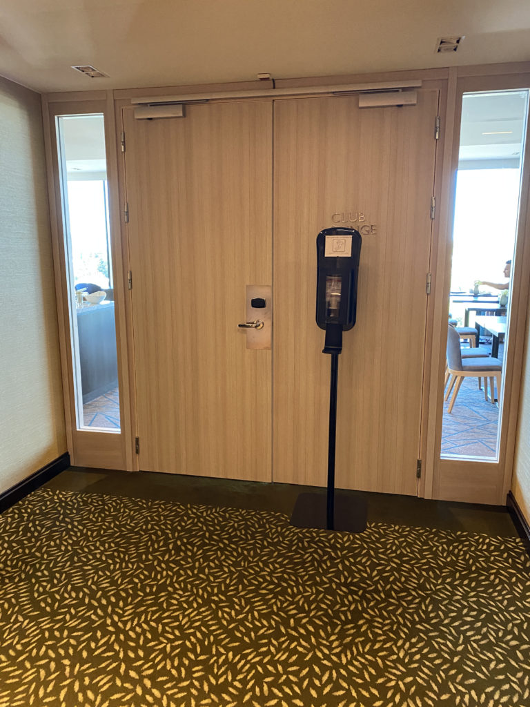 a phone booth in a room