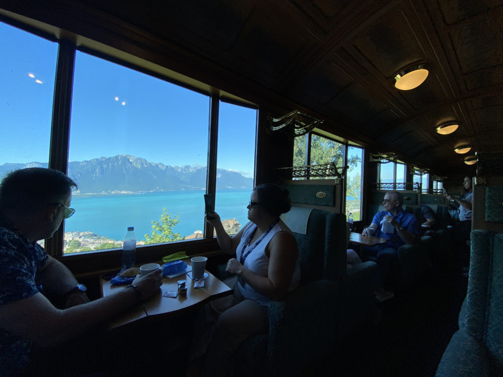 people sitting in a train