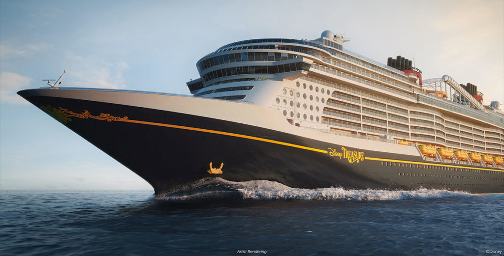 a cruise ship in the water